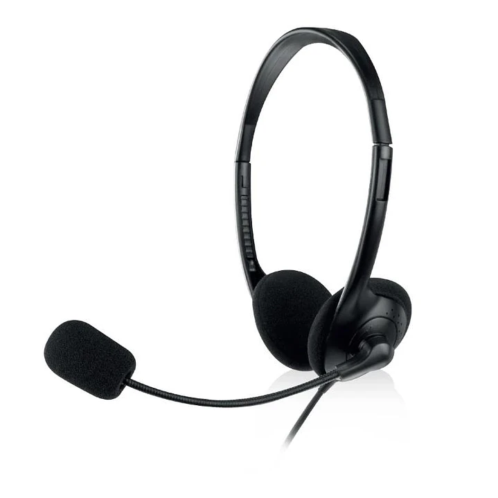 EWENT EW3568 Auricular USB+micrófono cable  2,1m 1