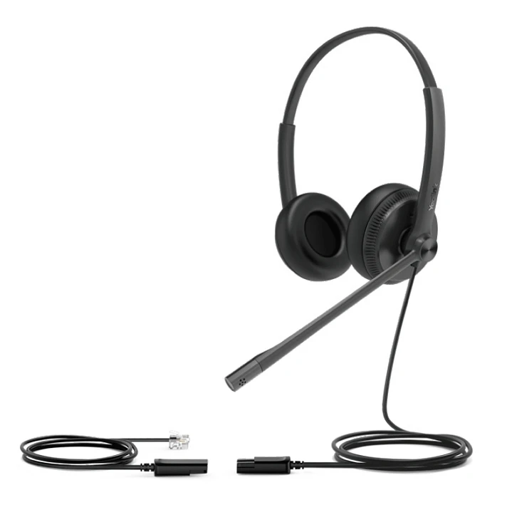 YEALINK YHS34 Dual Auriculares biaurales cable RJ 1