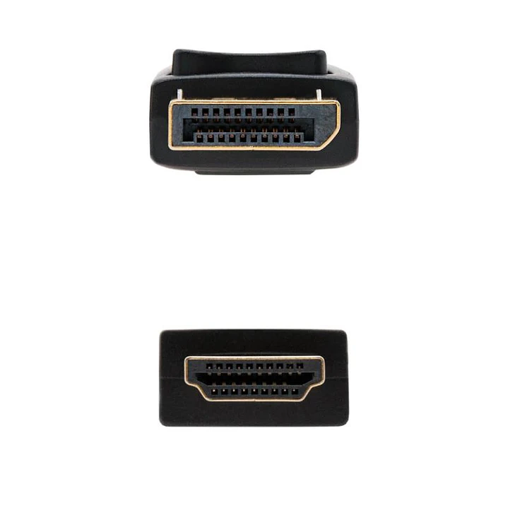 Nanocable Cable Conversor DP a HDMI Negro 10m 3