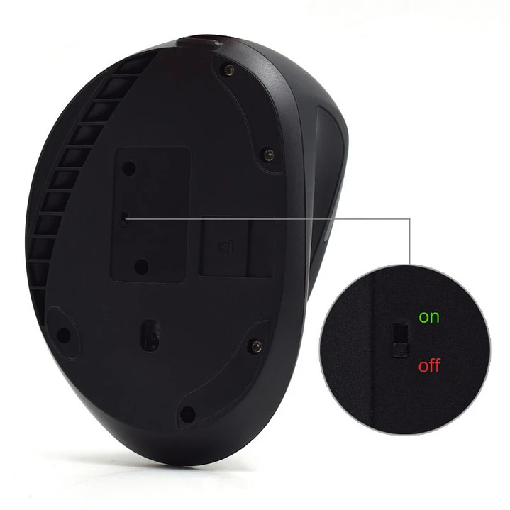 Ewent EW3158 Ratón Wireless Vertical 1600 dpi 2