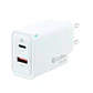 Coolbox Cargador Pared GAN 45W USB-C/USB-A - Thumbnail 1
