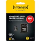 Intenso 3433490 Micro SD UHS-I profesional 64GB - thumbnail 1