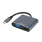 Nanocable Converosr USB-C a HDMI/VGA/USB3.0/PD - Miniatura 3