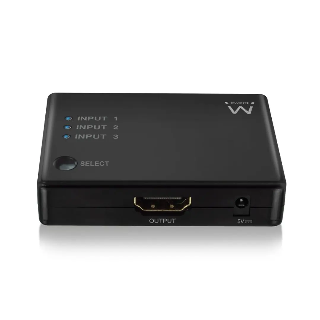 EWENT EW3730 Switch HDMI 4K 3x1con mando distancia 3