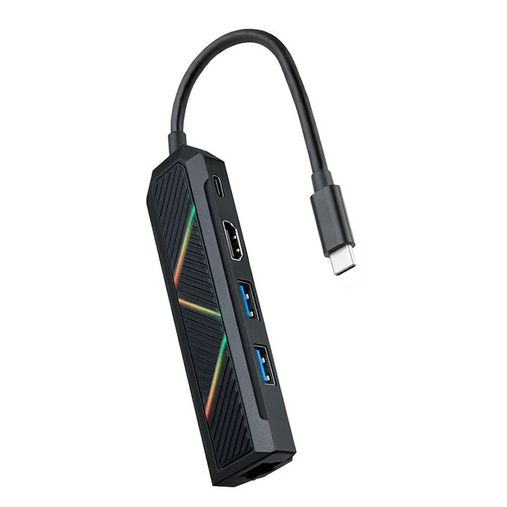 Nanocable Hub USB-C 5 en 1 USB-A+USB-C+HDMI+RJ45 1