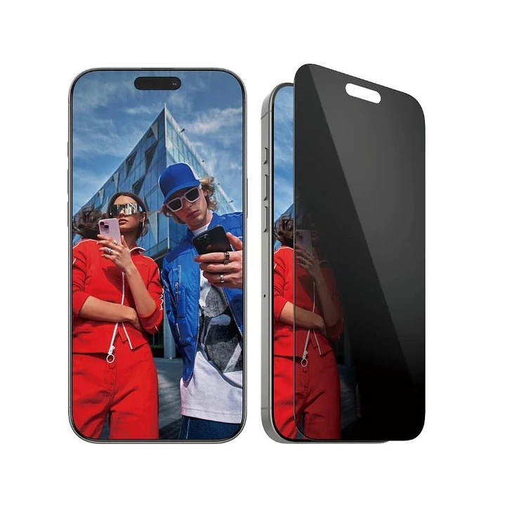 PanzerGlass Privacy Screen Protec. iPhone 16ProMax 1