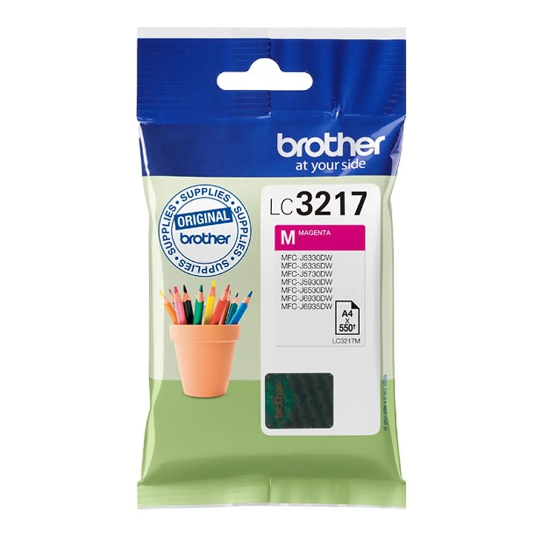 Brother Cartucho LC3217M Magenta 1