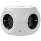Ewent EW3939 REGLETA CUBO 3 TOMAS/3 USB BLANCO - vignette 2
