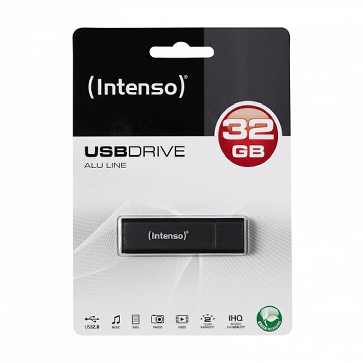 Intenso 3521481 Lápiz USB 2.0 Alu 32GB Antracita 3