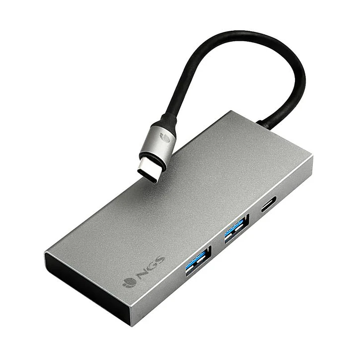 NGS Adaptador Multipuerto USB C Ultraligero 3.0 PD 2