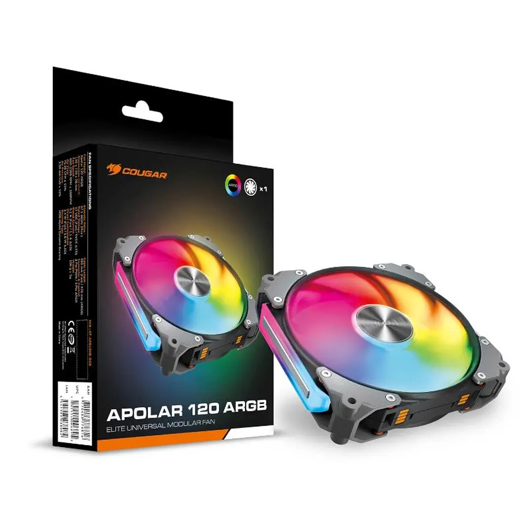 Cougar Ventilador Modular Apolar 120 Argb 4