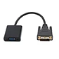 Nanocable Conversor DVI 24+1/M A VGA HDB15/H 10 cm - Miniatura 1
