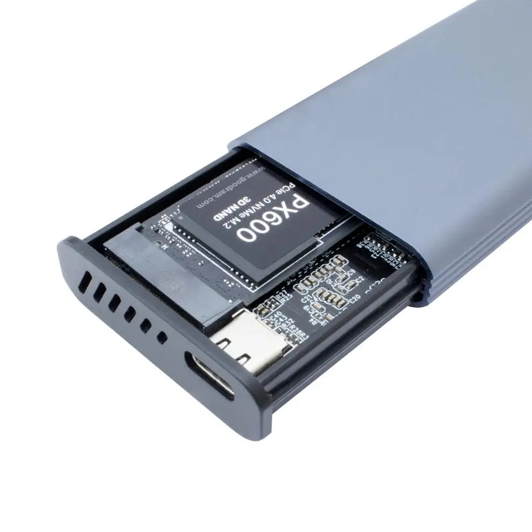 Coolbox CAJA SSD M.2 NVME/SATA LCD MINICHASE PS32 3