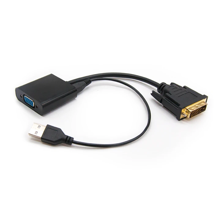 Nanocable Conversor DVI 24+1/M A VGA HDB15/H 10 cm 3