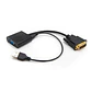 Nanocable Conversor DVI 24+1/M A VGA HDB15/H 10 cm - Miniatura 3