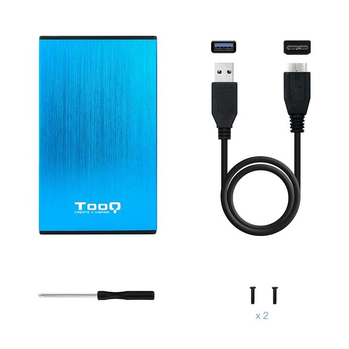 Tooq TQE-2527BL Caja HDD 2.5