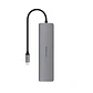 Nanocable Hub 8en1 USB-A+USB-C+HDMI+USB-C PD+Jack - Thumbnail 2