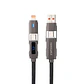Nanocable Cable USB-C+USB-A/M-LIGHTNING+USB-C/M 1M - Thumbnail 1