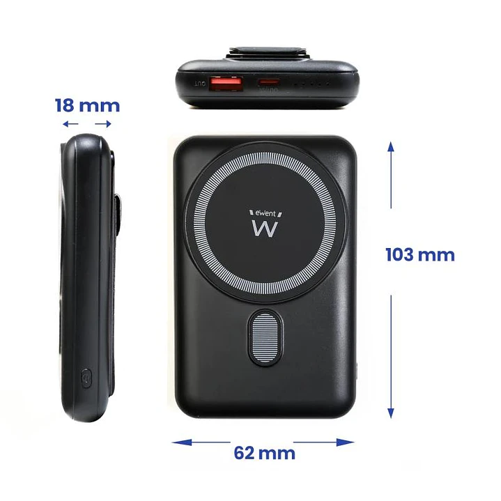 EWENT POWERBANK 10000mAh MagSafe PD 22,5W 2