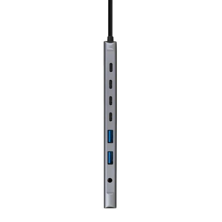 Nanocable Hub 8en1 USB-A+USB-C+HDMI+USB-C PD+Jack 3