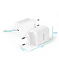 Tooq Cargador pared USB-C PD3.0 20W Blanco - Thumbnail 2