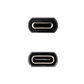 Nanocable Cable USB 3.2 Gen2 USB-C M/H 0,5 M Negro - vignette 2
