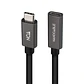 Nanocable Cable USB 3.2 Gen2 USB-C M/H 0,5 M Negro - vignette 3