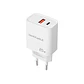 Nanocable Cargador USB-C/PD+USB-A/QC 20W Blanco - vignette 1