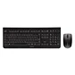 Cherry Teclado+Ratón Inalámbrico Inglés DW3000 Neg - Miniatura 1