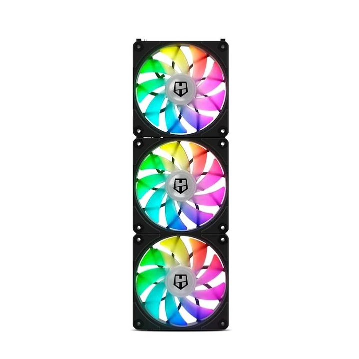 NOX HUMMER EASYLINK | ARGB FANS KIT NEGROS 1