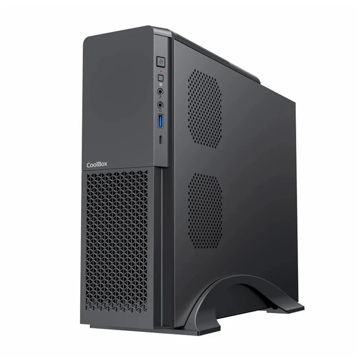 COOLBOX CAJA MATX T313 SLIM FTE.500GR-S 500W USB-C 2