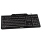 Cherry Teclado+lector chip integrado (DNIe) Negro - Thumbnail 4