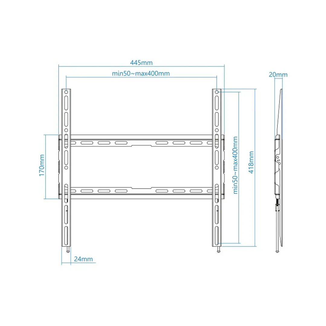 Tooq Soporte pared LP1070F-B pantallas 32