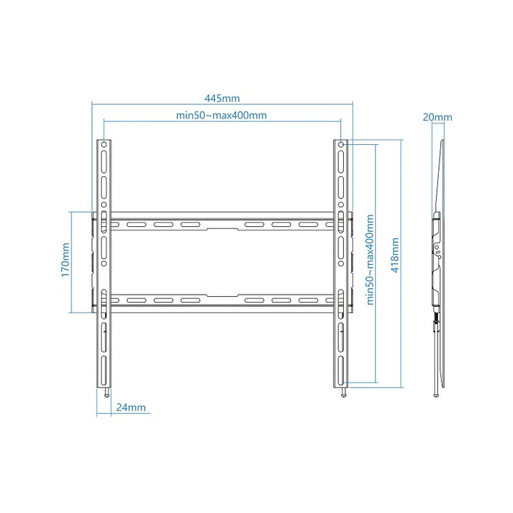 Tooq Soporte pared LP1070F-B pantallas 32