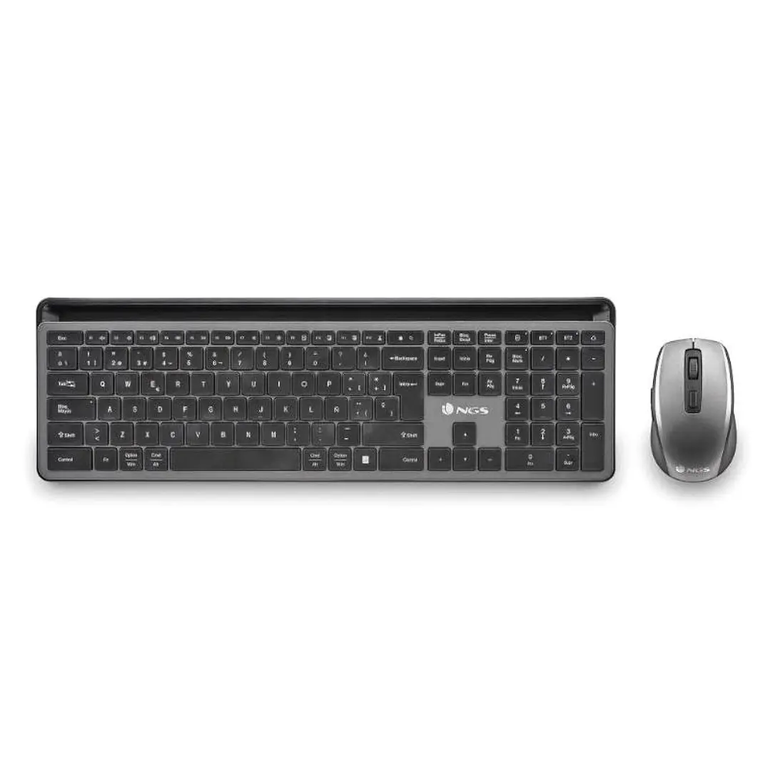 NGS Kit teclado+raton Eclipse Multi, Recargable 2