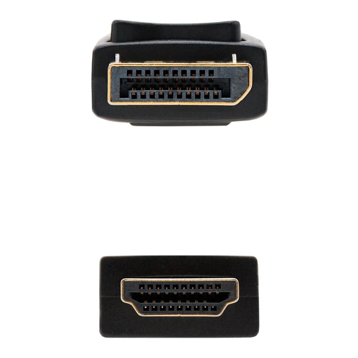 Nanocable Cable Conversor DP a HDMI 2 M Negro 3