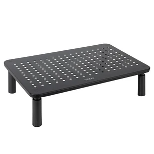 Tooq TQMR086 Soporte elevador monitores Negro
