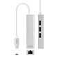 Nanocable Conversor USB-C Ethernet +3xUSB 3.0 - Miniatura 1