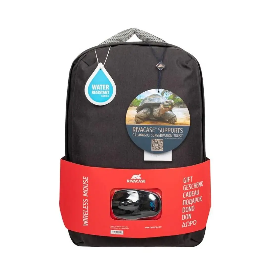 RIVACASE Bundle 7563 Prater 15,6 + Ratón inalámb 1