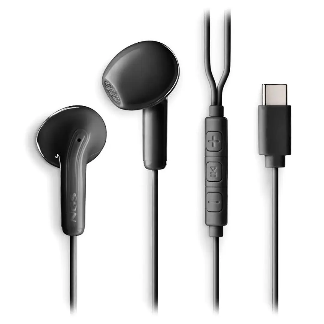 NGS Auricular Intraural Negro Micro USB-C 2