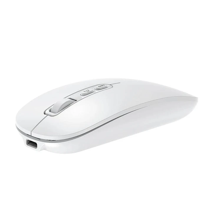 Coolbox Ratón W02-IA Inalámbrico RF+BT Blanco 2