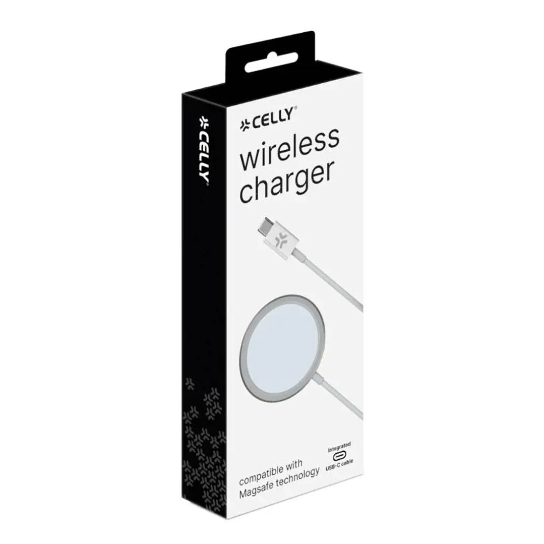 Celly Cargador MAGSAFE 15w Blanco 3