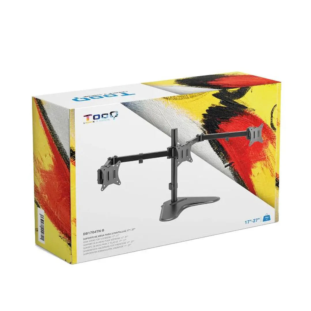 Tooq Soporte mesa DB1704TN-B 3 brazos 17-27