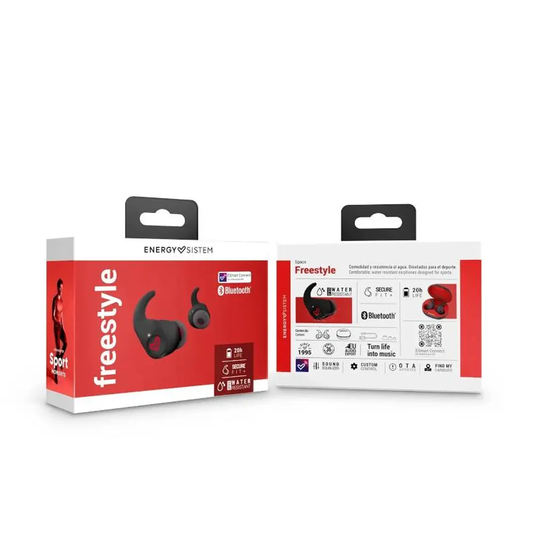Energy Sistem  Auriculares  Freestyle Space Negro 4