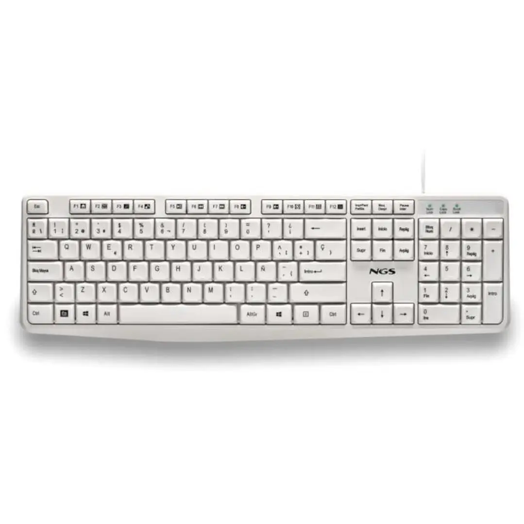NGS Teclado USB-A 12 Teclas Multi Cable 1.5M 1