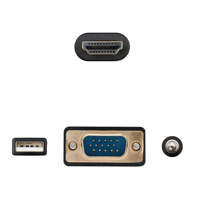 Nanocable Conversor VGA+Audio a HDMI M-M 1,8 m 2