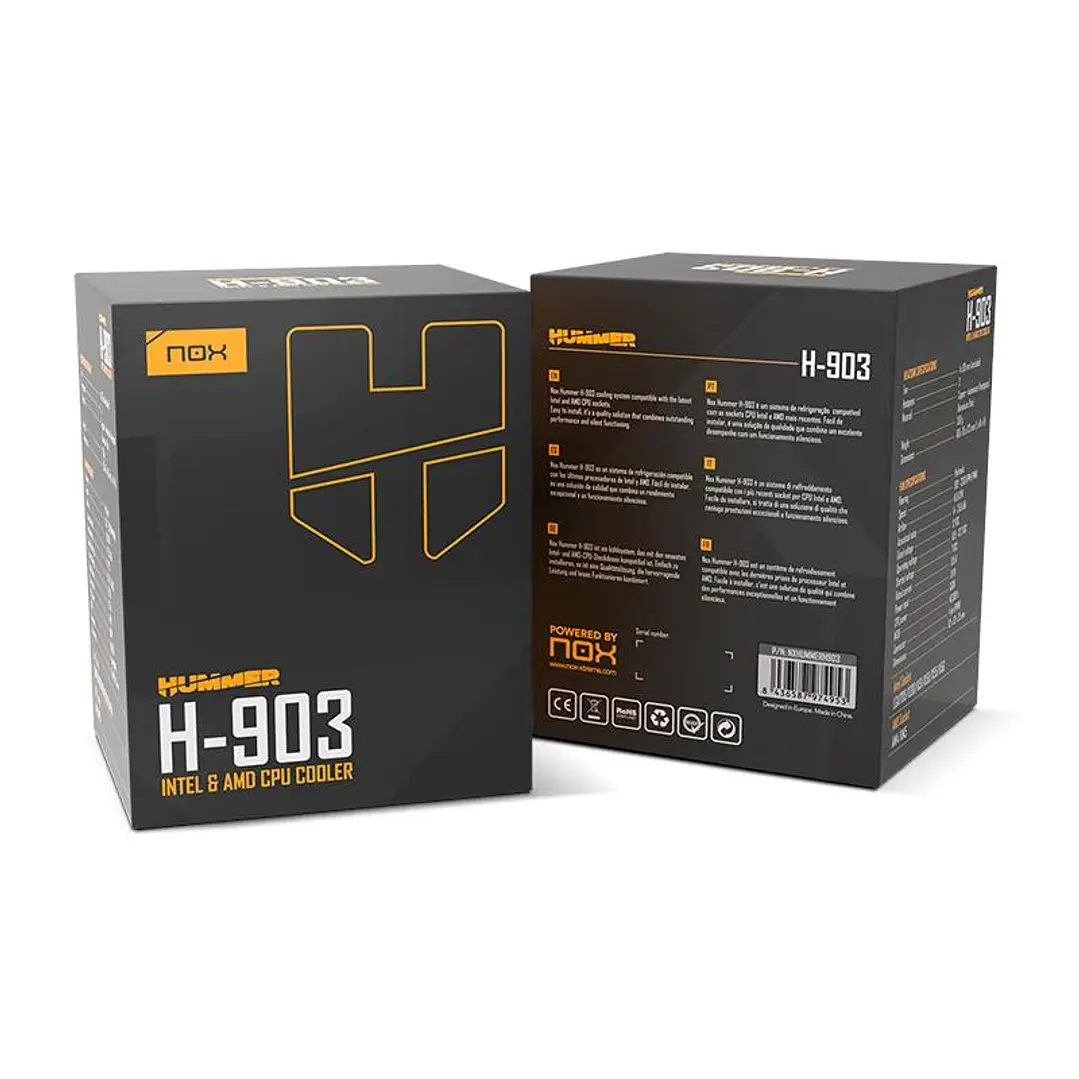 Nox Hummer H-903 Intel & AMD PWM Negro 4
