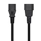 Aisens Cable alimentación C13/H-C14/M negro 1.5m - Thumbnail 1