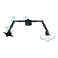 Tooq Soporte mesa DB1802TN-B 2 brazos 17-27