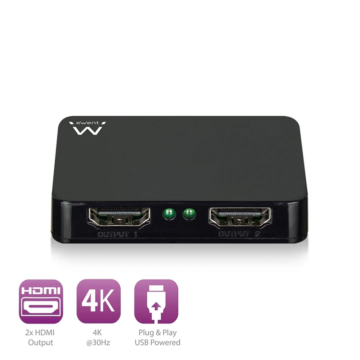 Ewent Divisor 4K HDMI 1x2 High Speed 1